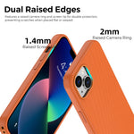 For iPhone 13  /  14 Magnetic Case Tech Fabric Coated TPU + PC Anti-Drop Phone Cover