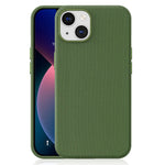 For iPhone 13  /  14 Magnetic Case Tech Fabric Coated TPU + PC Anti-Drop Phone Cover