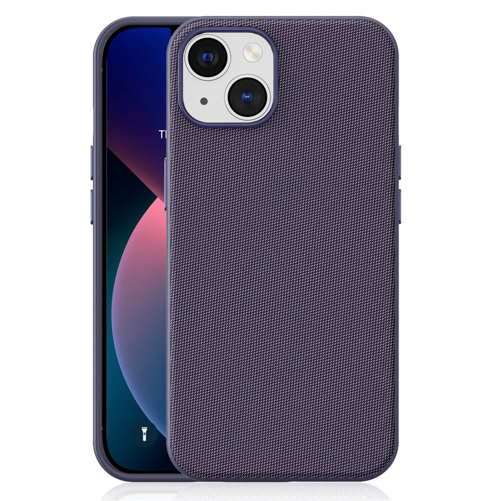 Til iPhone 13 / 14 Magnetisk Cover med Stofbelagt TPU + PC, Anti-Fald Telefoncover