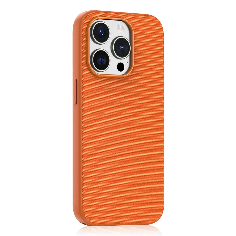 For iPhone 13 Pro Magnetic Case Tech Fabric Coated TPU + PC Anti-Drop Phone Cover