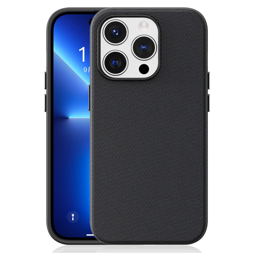 For iPhone 13 Pro Magnetic Case Tech Fabric Coated TPU + PC Anti-Drop Phone Cover