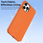 For iPhone 13 Pro Max Magnetic Case Tech Fabric Coated TPU + PC Anti-Drop Phone Cover