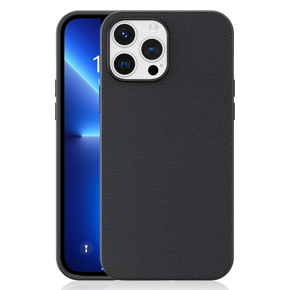 For iPhone 13 Pro Max Magnetic Case Tech Fabric Coated TPU + PC Anti-Drop Phone Cover