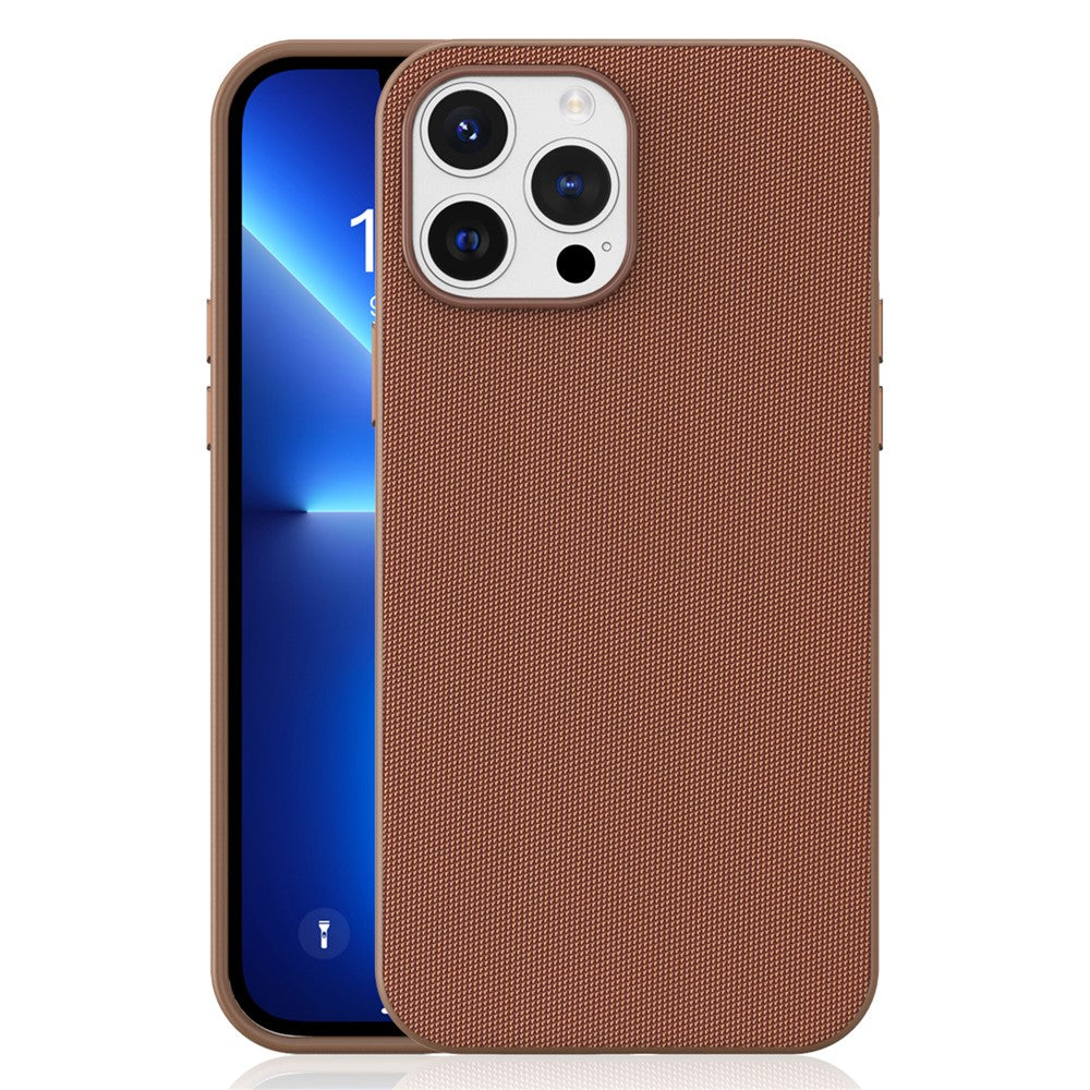 For iPhone 13 Pro Max Magnetic Case Tech Fabric Coated TPU + PC Anti-Drop Phone Cover