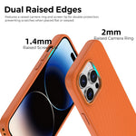 For iPhone 14 Pro Magnetic Case Tech Fabric Coated TPU + PC Anti-Drop Phone Cover