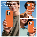 For iPhone 14 Pro Magnetic Case Tech Fabric Coated TPU + PC Anti-Drop Phone Cover