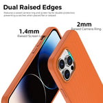 For iPhone 14 Pro Max Magnetic Case Tech Fabric Coated TPU + PC Anti-Drop Phone Cover
