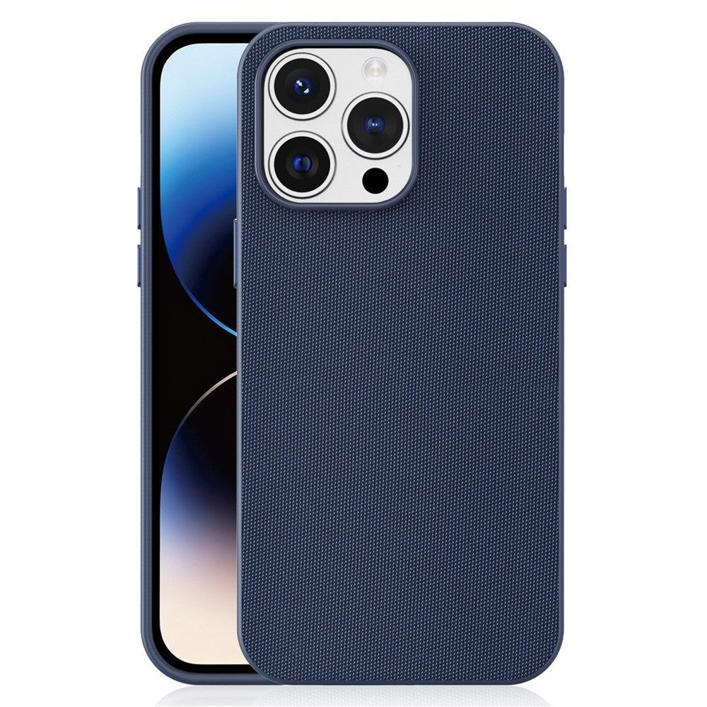 For iPhone 14 Pro Max Magnetic Case Tech Fabric Coated TPU + PC Anti-Drop Phone Cover