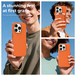 Til iPhone 15 Pro Magnetisk Cover Tech Stofbelagt TPU + PC Anti-Drop Telefoncover