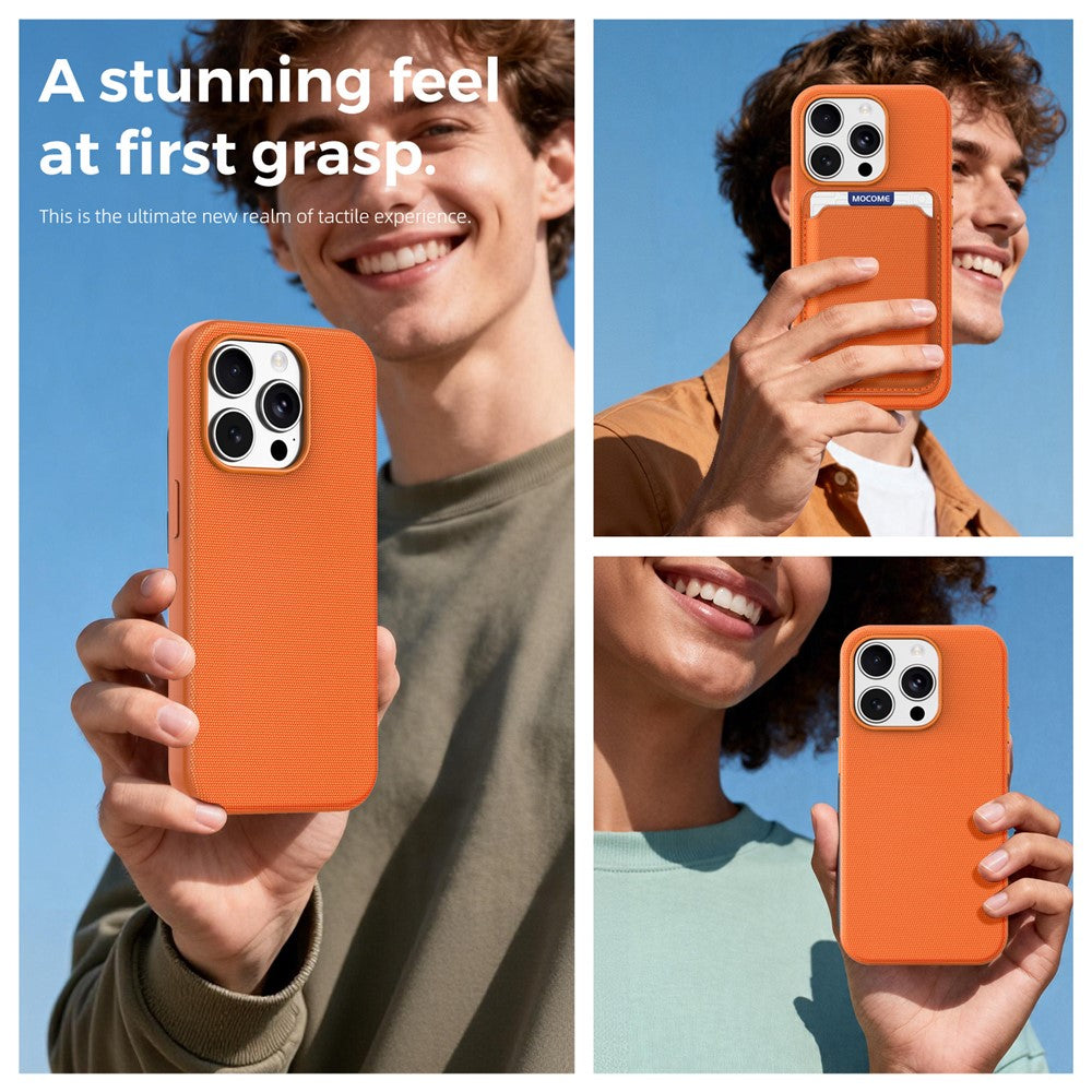 Til iPhone 15 Pro Magnetisk Cover Tech Stofbelagt TPU + PC Anti-Drop Telefoncover