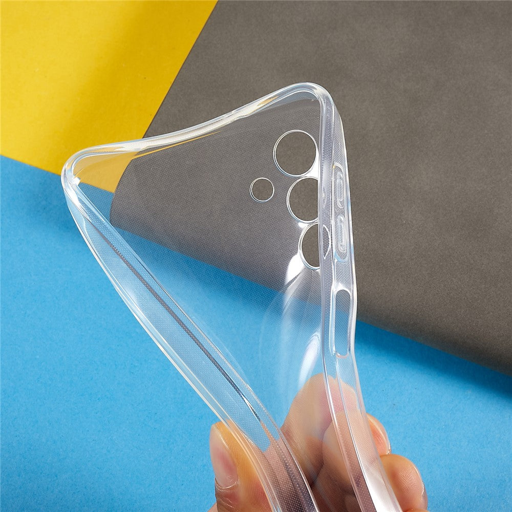 Til Samsung Galaxy A54 5G Gennemsigtigt Blødt TPU-cover 1,5 mm Tykkelse Faldsikker Mobiltelefonbeskyttelsescover