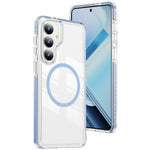 Samsung Galaxy S26+ Magnetiskt Skal TPU + Akryl Airbag Stötsäkert Halkfritt Färgremsa mobilskal