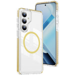 Samsung Galaxy S26+ Magnetiskt Skal TPU + Akryl Airbag Stötsäkert Halkfritt Färgremsa mobilskal