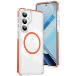 Samsung Galaxy S26+ Magnetiskt Skal TPU + Akryl Airbag Stötsäkert Halkfritt Färgremsa mobilskal