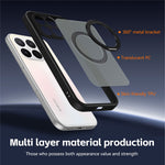 For Xiaomi 15T Pro Case Rotating Magnetic Kickstand Frosted Matte PC + TPU Shockproof Phone Cover