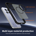 Phone Case For Xiaomi Redmi Note 15 4G (Global) / Note 15 5G (Global) / Poco M8 5G Rotating Magnetic Kickstand Frosted Matte PC + TPU Shockproof Cover