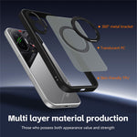 For Xiaomi Redmi Turbo 4 Pro 5G / Poco F7 5G Case Rotating Magnetic Kickstand Frosted Matte PC + TPU Shockproof Phone Cover