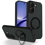 For Xiaomi Poco X8 Pro 5G / Redmi Turbo 5 5G Case Rotating Magnetic Kickstand Frosted Matte PC + TPU Shockproof Phone Cover