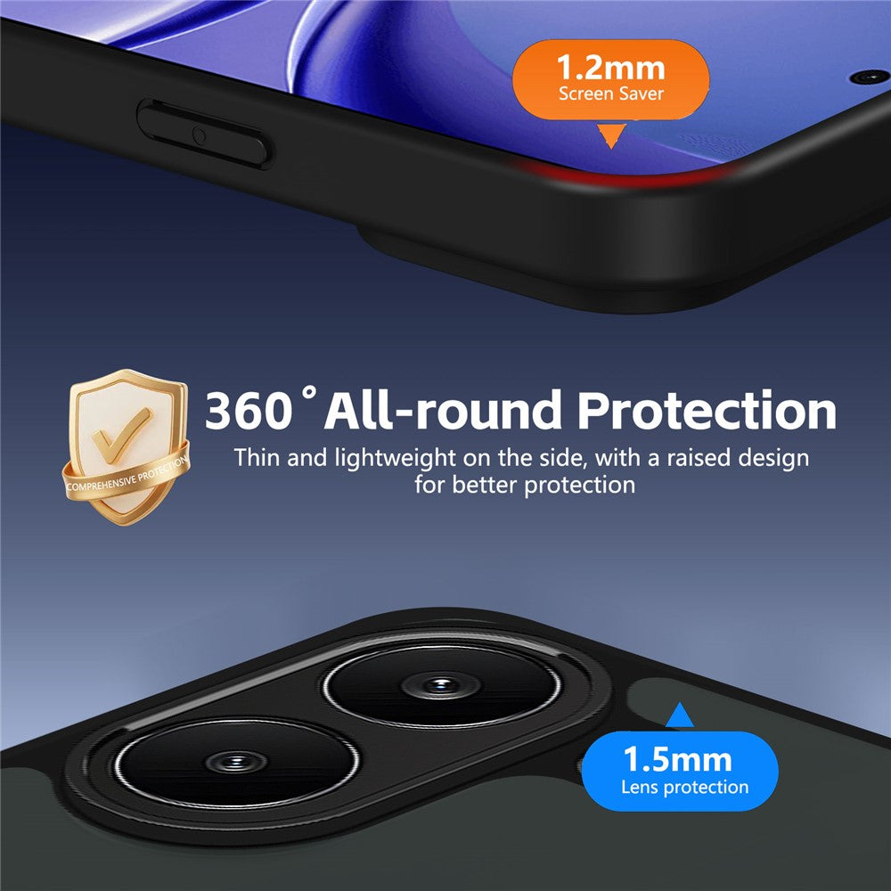 For Xiaomi Poco X8 Pro 5G / Redmi Turbo 5 5G Case Rotating Magnetic Kickstand Frosted Matte PC + TPU Shockproof Phone Cover
