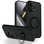 For Xiaomi Redmi Turbo 5 Max 5G / Poco X8 Pro Max 5G Case Rotating Magnetic Kickstand Frosted Matte PC + TPU Shockproof Phone Cover