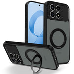 For Xiaomi Redmi K90 5G / Poco F8 Pro 5G Case Rotating Magnetic Kickstand Frosted Matte PC + TPU Shockproof Phone Cover