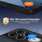 Xiaomi Redmi K90 Pro Max 5G / Poco F8 Ultra Skal Roterande Magnetiskt Stöd Frostat Matt PC + TPU Stötsäkert mobilskal