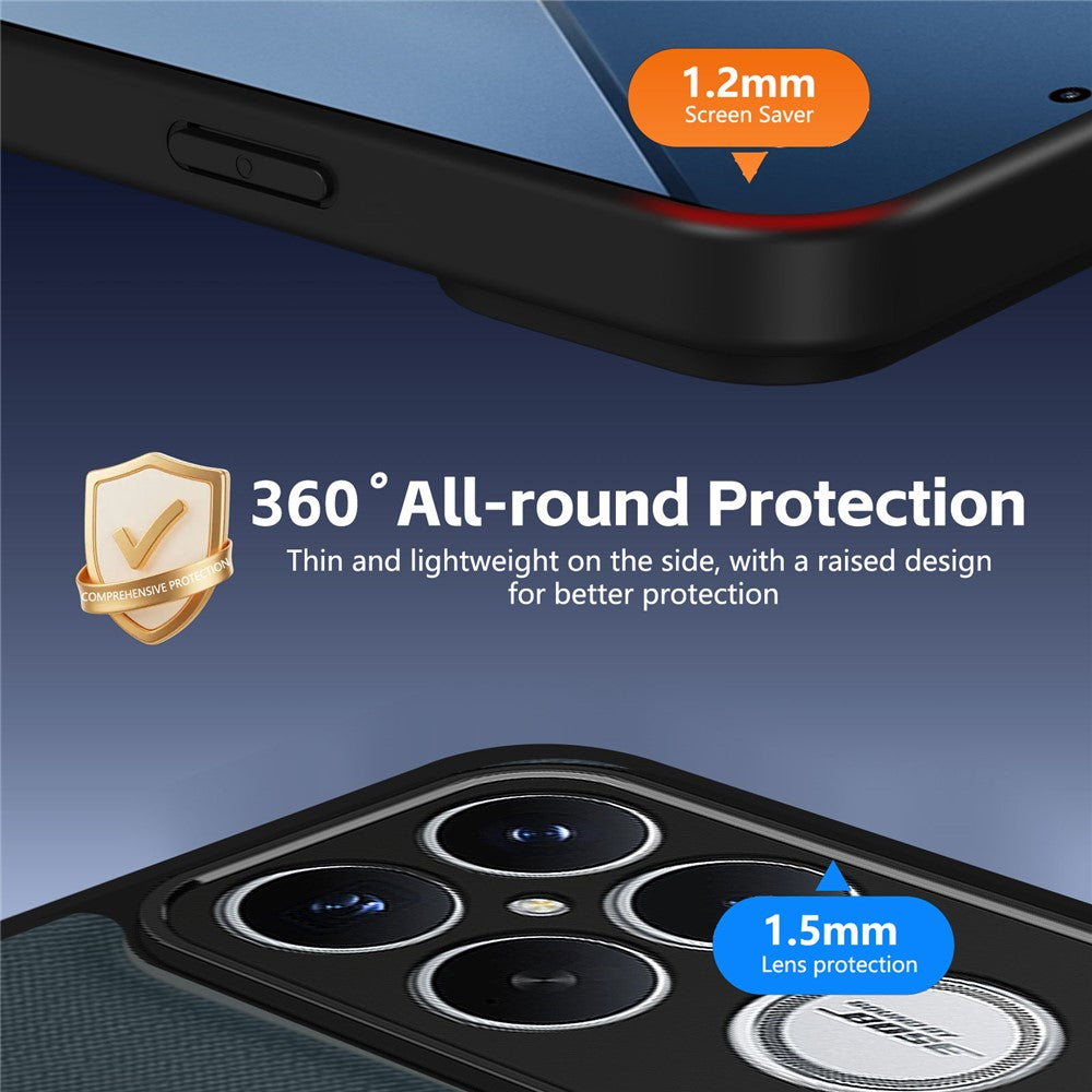Xiaomi Redmi K90 Pro Max 5G / Poco F8 Ultra Skal Roterande Magnetiskt Stöd Frostat Matt PC + TPU Stötsäkert mobilskal