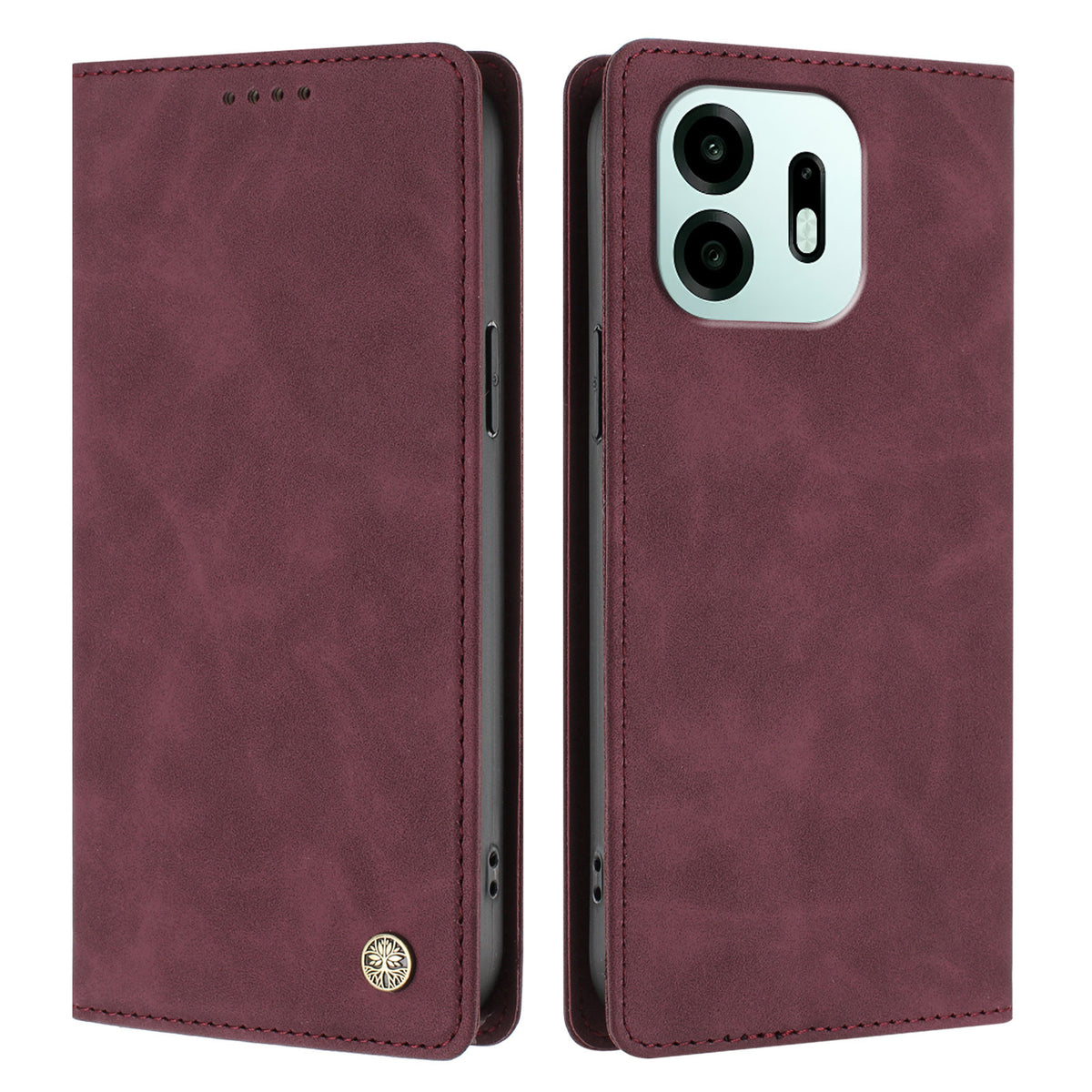 For OnePlus N6 4G Case HX RFID Blocking Wallet Stand Leather Flip Phone Cover