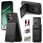 For OnePlus N6 4G Case Cloth Texture Leather + PC + TPU Cover with RFID Blocking Card Holder