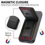 For OnePlus N6 4G Case Cloth Texture Leather + PC + TPU Cover with RFID Blocking Card Holder