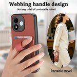 For Xiaomi Redmi Note 17 4G (Global) / Note 17 5G (Global) / Note 17 (India / China) 5G Case Cloth Texture TPU PU Leather PC Phone Back Cover with Card Holder Kickstand