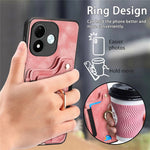 For Xiaomi Redmi Note 17 4G (Global) / Note 17 5G (Global) / Note 17 (India / China) 5G Retro PU Leather Case Phone Cover with RFID Blocking Card Holder / Ring Holder