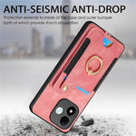 For Xiaomi Redmi Note 17 4G (Global) / Note 17 5G (Global) / Note 17 (India / China) 5G Retro PU Leather Case Phone Cover with RFID Blocking Card Holder / Ring Holder