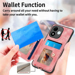 For Xiaomi Redmi Note 17 4G (Global) / Note 17 5G (Global) / Note 17 (India / China) 5G Retro PU Leather Case Phone Cover with RFID Blocking Card Holder / Ring Holder