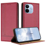 For Xiaomi Redmi Note 17 Pro 5G Case L-Shaped Grid Pattern Leather Stand Phone Cover with Card Slots
