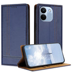For Xiaomi Redmi Note 17 Pro Max 5G / Note 17 Pro+ 5G Case L-Shaped Grid Pattern Leather Stand Phone Cover with Card Slots