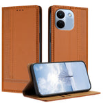 For Xiaomi Redmi Note 17 Pro Max 5G / Note 17 Pro+ 5G Case L-Shaped Grid Pattern Leather Stand Phone Cover with Card Slots