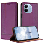 For Xiaomi Redmi Note 17 Pro Max 5G / Note 17 Pro+ 5G Case L-Shaped Grid Pattern Leather Stand Phone Cover with Card Slots