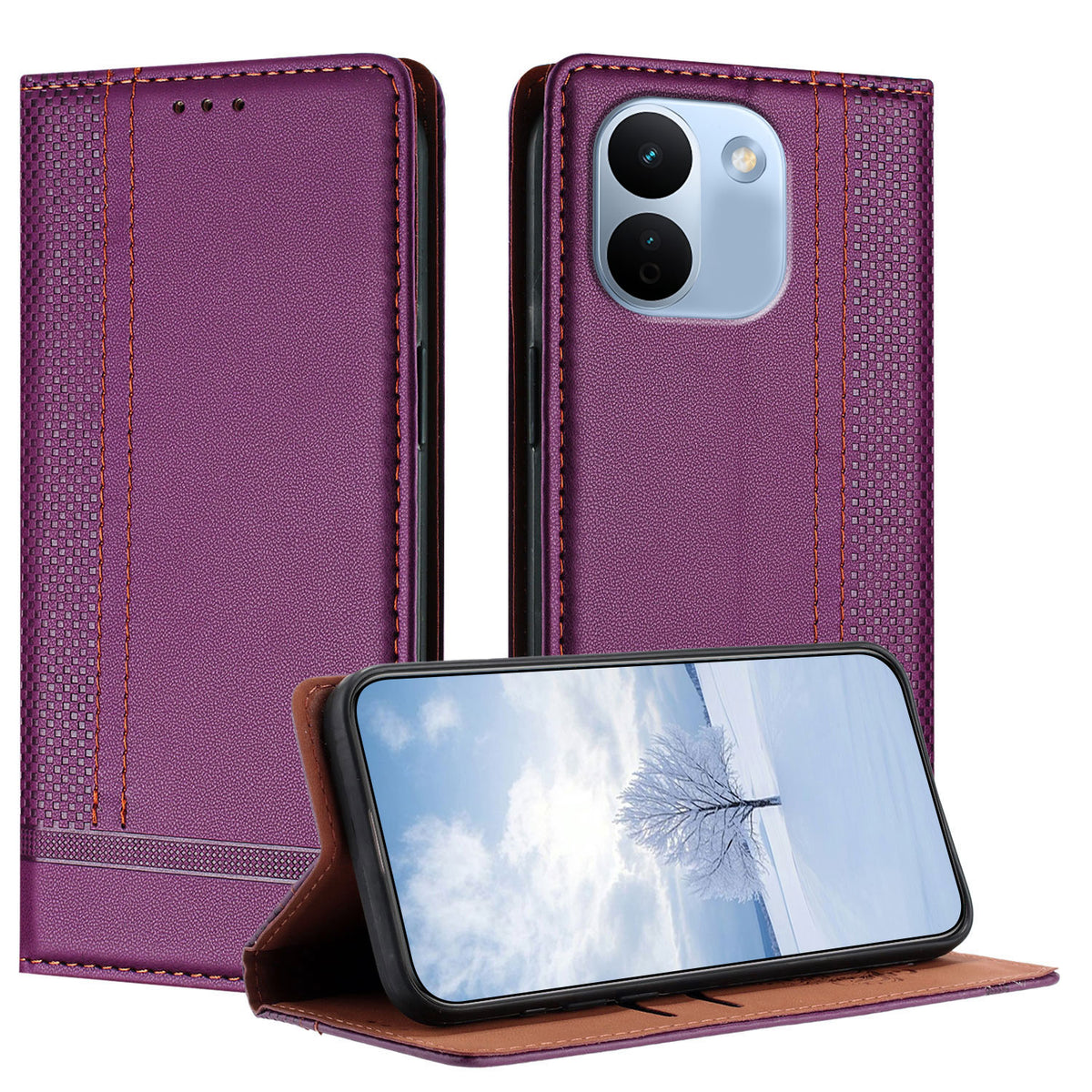 For Xiaomi Redmi Note 17 Pro Max 5G / Note 17 Pro+ 5G Case L-Shaped Grid Pattern Leather Stand Phone Cover with Card Slots