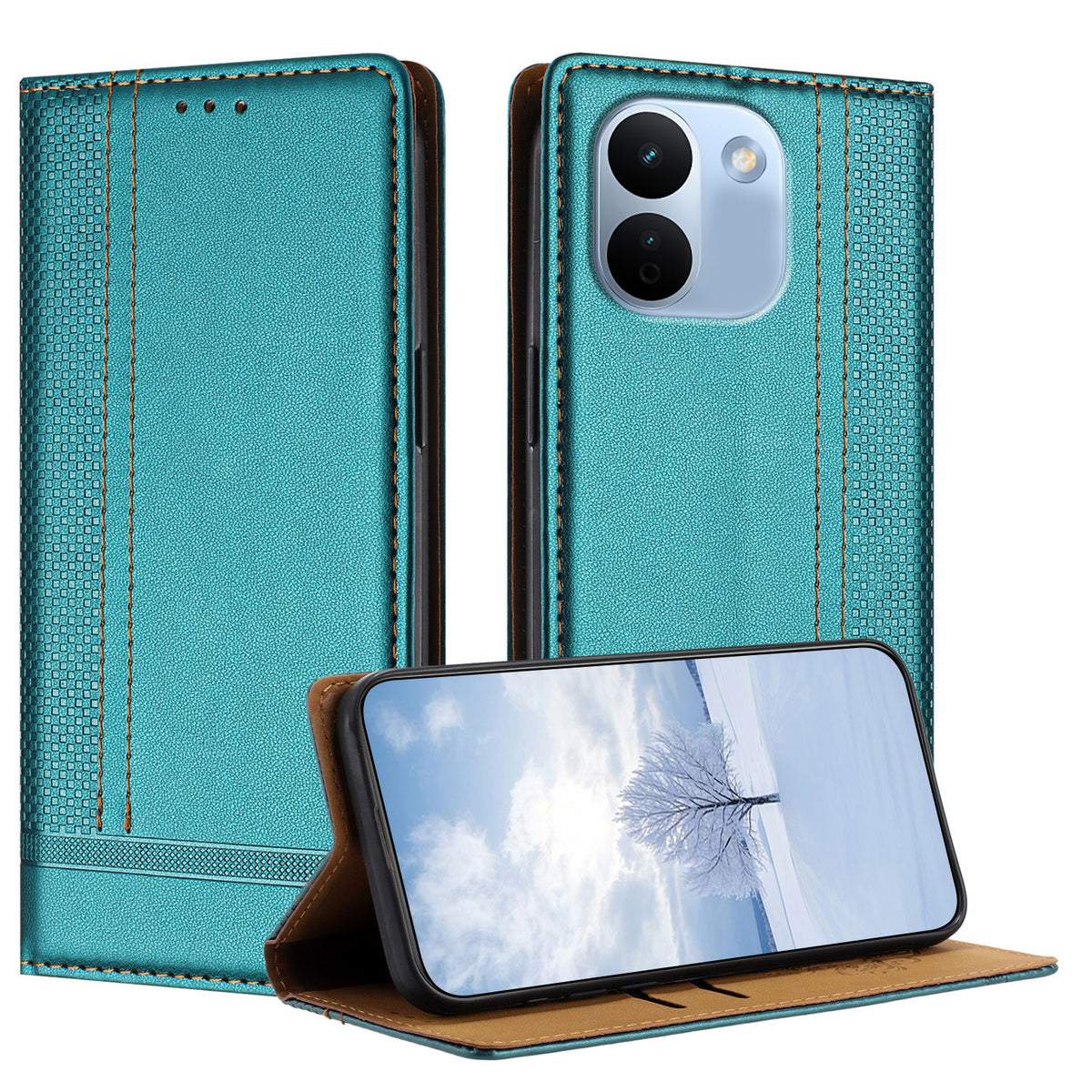 For Xiaomi Redmi Note 17 Pro Max 5G / Note 17 Pro+ 5G Case L-Shaped Grid Pattern Leather Stand Phone Cover with Card Slots