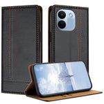 For Xiaomi Redmi Note 17 Pro Max 5G / Note 17 Pro+ 5G Case L-Shaped Grid Pattern Leather Stand Phone Cover with Card Slots