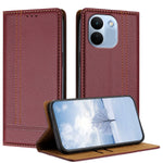 For Xiaomi Redmi Note 17 Pro Max 5G / Note 17 Pro+ 5G Case L-Shaped Grid Pattern Leather Stand Phone Cover with Card Slots