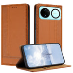 For Huawei nova 16 5G Case L-Shaped Grid Pattern Leather Stand Phone Cover with Card Slots