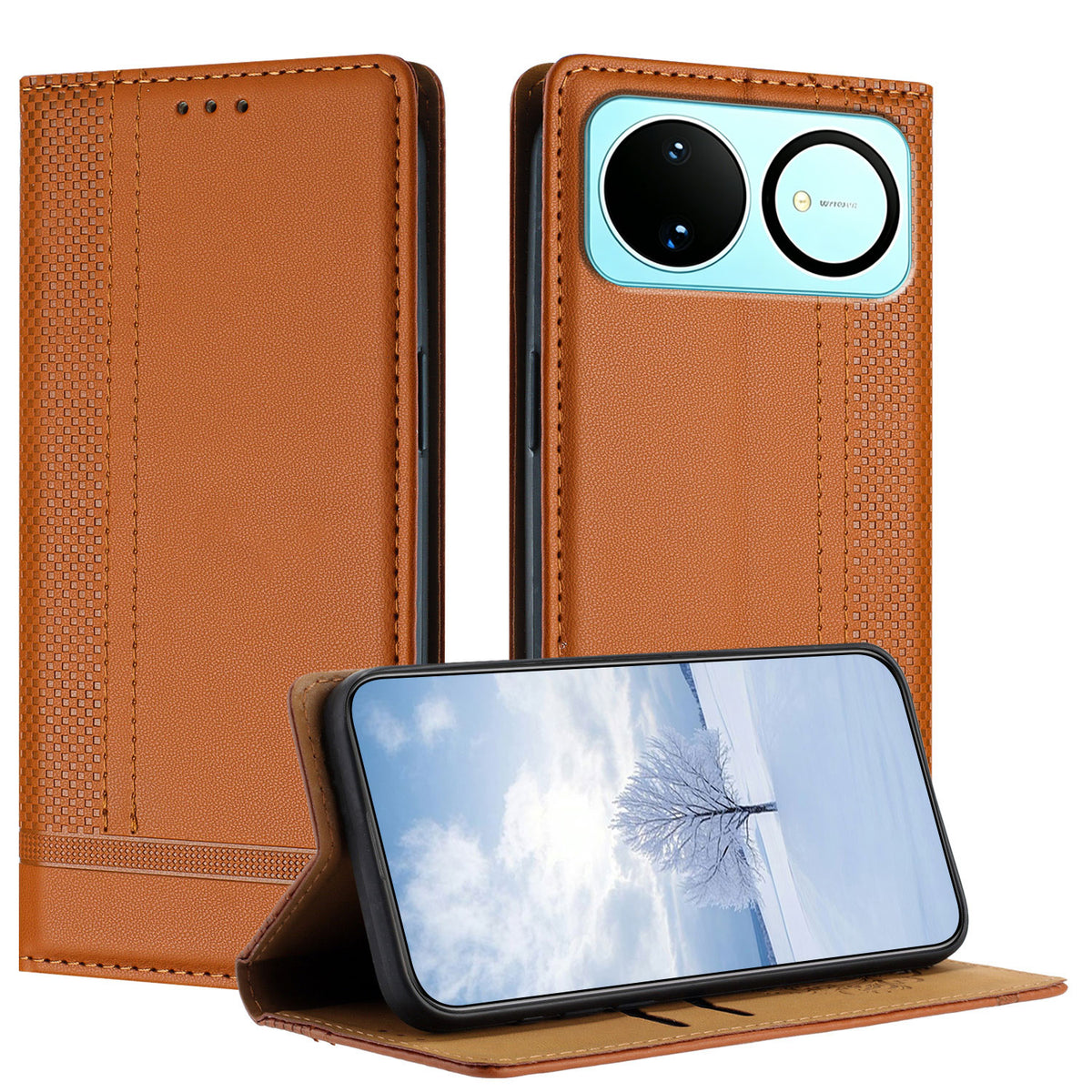 For Huawei nova 16 5G Case L-Shaped Grid Pattern Leather Stand Phone Cover with Card Slots