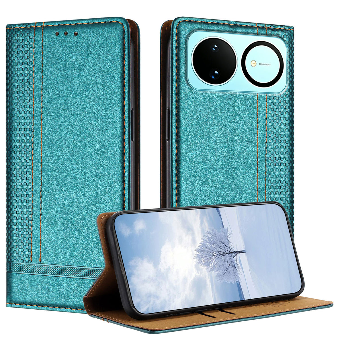 For Huawei nova 16 5G Case L-Shaped Grid Pattern Leather Stand Phone Cover with Card Slots