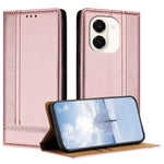 For Honor Play 80 Plus 5G / Honor X7e 4G Cover L-formet gittermønster læder stander telefoncover med kortpladser
