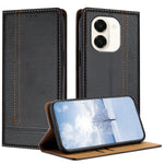 For Honor Play 80 Plus 5G / Honor X7e 4G Cover L-formet gittermønster læder stander telefoncover med kortpladser