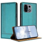 Til OnePlus Turbo 6X Pro 5G Etui L-formet gittermønster læder stander telefoncover med kortpladser