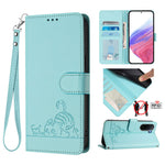 For Xiaomi Redmi A7 Pro 4G (171.56mm) / Xiaomi Redmi A7 Pro 5G / Xiaomi Poco C85x 5G / Xiaomi Poco C81 4G Case with Strap RFID Blocking Leather Wallet Phone Cover Cat Mouse Pattern