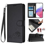 For Xiaomi Redmi A7 Pro 4G (171.56mm) / Xiaomi Redmi A7 Pro 5G / Xiaomi Poco C85x 5G / Xiaomi Poco C81 4G Case with Strap RFID Blocking Leather Wallet Phone Cover Cat Mouse Pattern